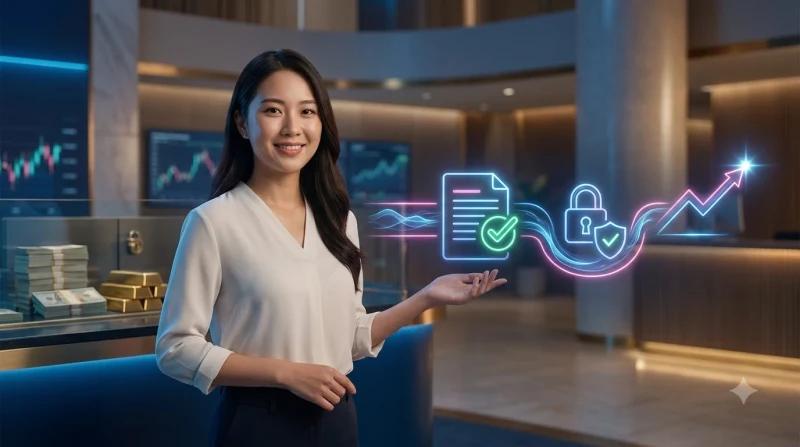 Hình ảnh minh họa tầm quan trọng của việc bảo mật tài khoản khi rút tiền
