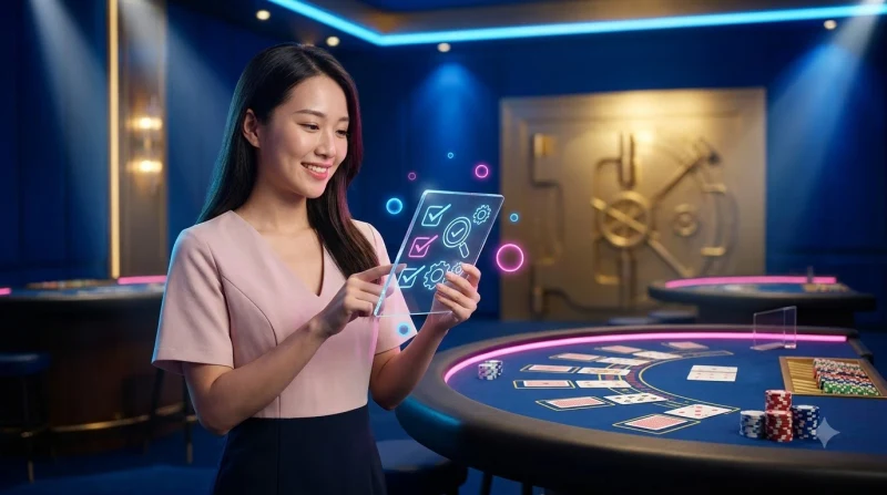 Minh họa các tiêu chí cần kiểm tra khi đánh giá Chọn bàn blackjack 88CLB.