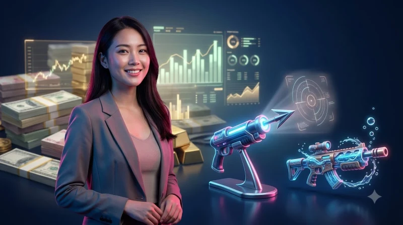 Minh họa chiến thuật nhắm bắn và kiểm soát thời điểm trong game bắn cá