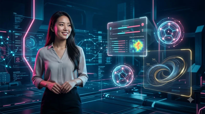 Minh họa quy trình dịch vụ minh bạch với biểu tượng bảo mật và xác nhận phát sáng trên giao diện số