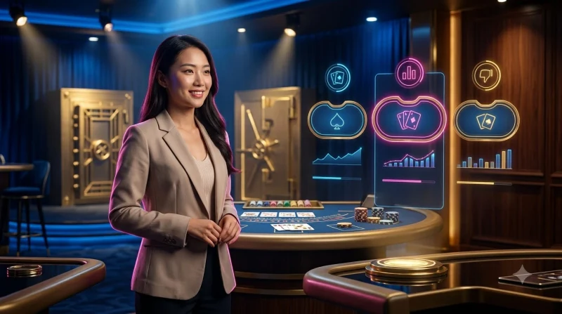 Minh họa so sánh các lựa chọn hoặc tiêu chí liên quan đến Chọn bàn blackjack 88CLB.