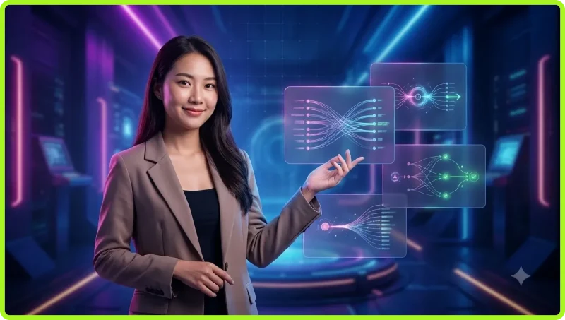 Người dùng kiểm tra giao dịch lỗi trên màn hình kỹ thuật số trong không gian hiện đại