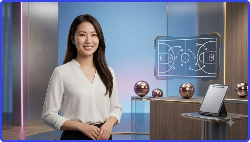 Sân bóng rổ hiện đại với bảng tỷ lệ kèo bóng rổ 88CLB được chiếu sáng lung linh